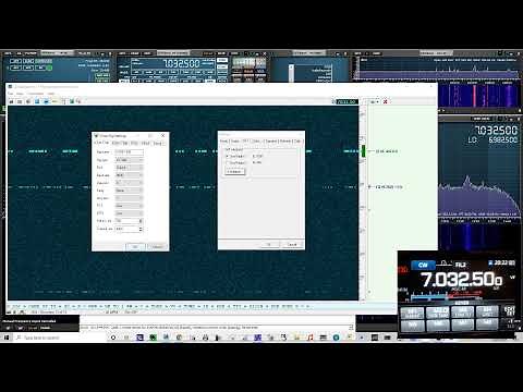 SDRuno V1.41 connected to my Icom 7300 with PTRX-7300 running CW Skimmer in IF mode all in sync.