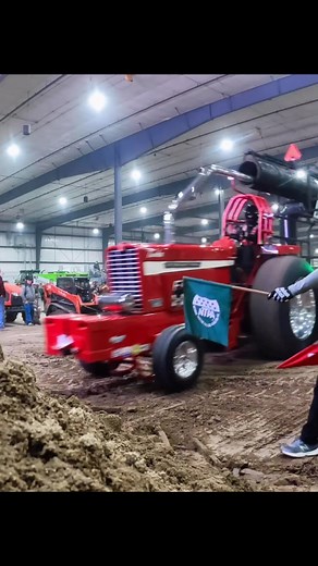 Calvin Robbins Wins the IH 1456 Hot Farm Tractor Pull at 2023 NTPA Spring Nationals