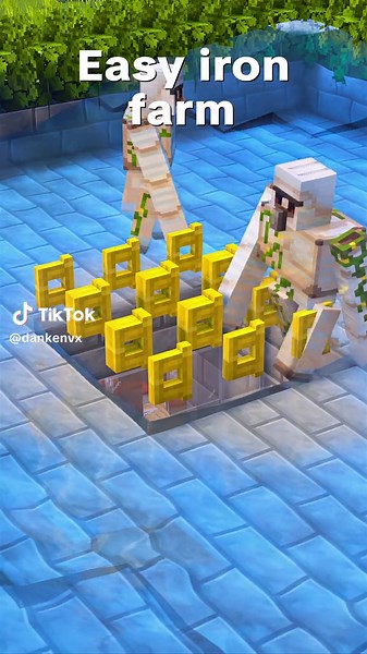 Easy Iron Farm Tutorial for Minecraft Java and Bedrock