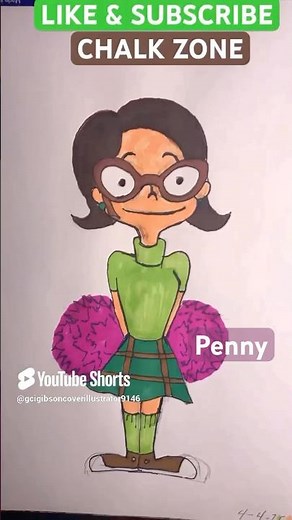 PENNY SANCHEZ SKETCH / THE CHALK ZONE / GCI STUDIOS