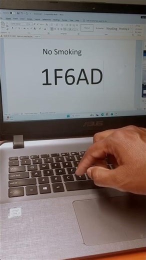 No Smoking Symbol in Ms Word #keyboard #microsoftoffice #officehacks #msword_computer #msoffice