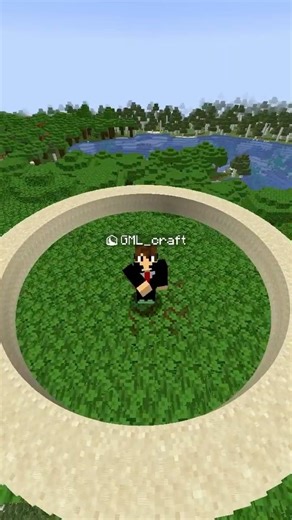 Perfect Circle in Minecraft? #minecraft