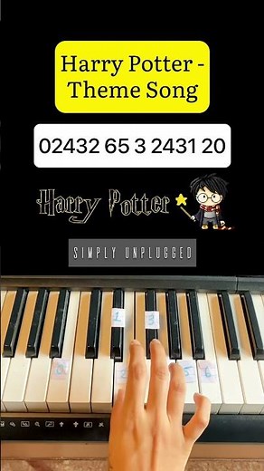 Harry Potter - Theme Song🔥 (Easy Piano Tutorial) #shorts #piano #youtubeshorts
