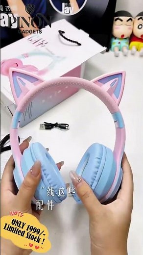 💖 Level Up Your Style with Cat Ear Headphones!