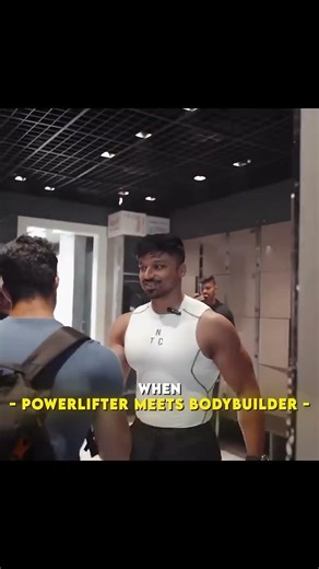Powerlifter Meets Bodybuilder💪💯#trending #video #motivation #gymmotiuationoideo #shortvideos #shorts