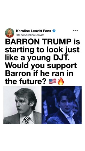 Barron Trump Sparks Future President Debate 🇺🇸