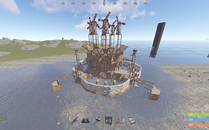 1X2自用扩建 6人以上团队适用四分离 外tc封死 保安亭藏货 小城墙 核心封死