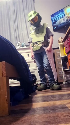 DIY MasterChief Costume I will teach you a next video if you don't know how to build it