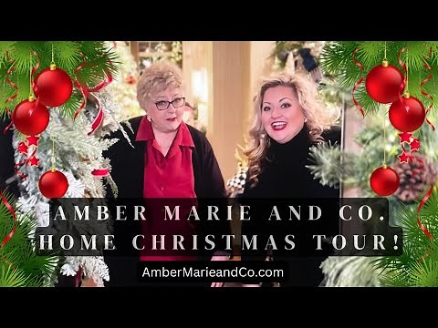 Merry Christmas and Welcome to our home! Amber Marie and Company Home Christmas Tour!
