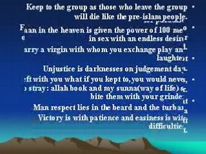 25 Hadiths from prophet Mohamed