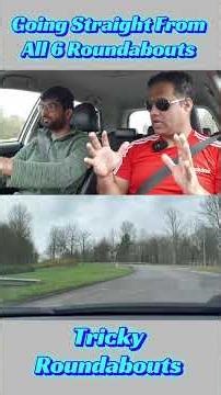 Going straight from all 6 roundabouts, dealing tricky roundabouts on test day #mkdrivingacademy