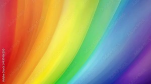 Exploring vibrant colors in a stunning abstract rainbow design created using digital art techniques