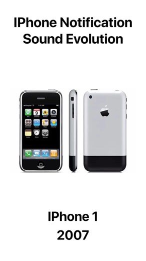 IPhone Notification Sound Evolution #apple #iphone