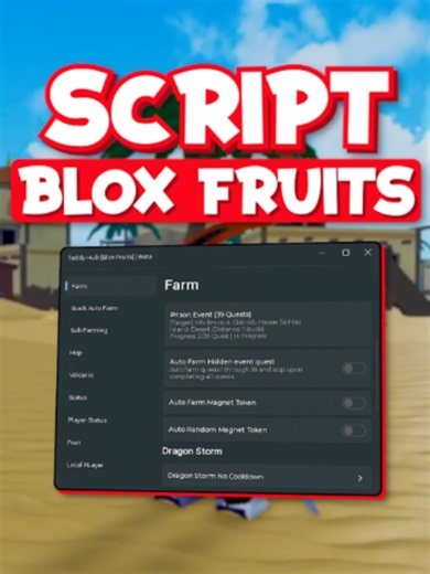 🔥 Blox Fruits Script (2026) NO KEY | Auto Farm, Secret Quest Event, Magnet Token, Farm Mastery! #roblox #robloxfyp #fyp #bloxfruits #bloxfruit