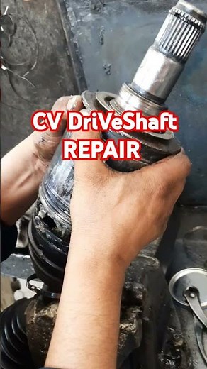 CV Driveshaft Rebuild | Front Axle Rebuild | #automobile #automotive #shortvideo #mechanic