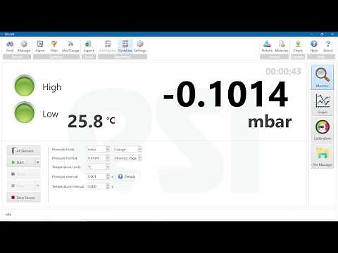 The GD4200-USB Digital Pressure Transducer & Software Package