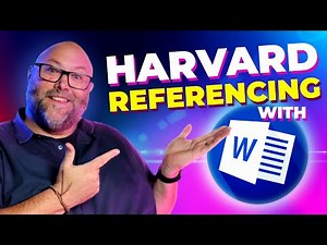 How to Harvard Reference in Microsoft Word