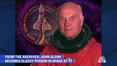 From the archives: John Glenn becomes oldest person in space at 77