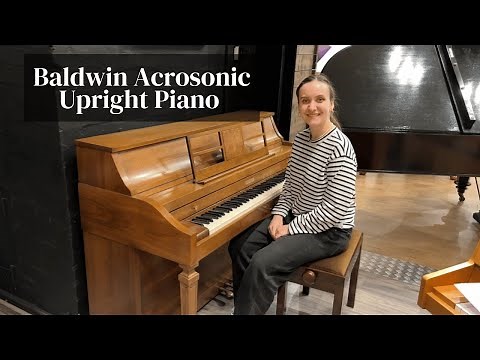 Baldwin Acrosonic Upright Piano Walnut | Review & Demo | Sherwood Phoenix