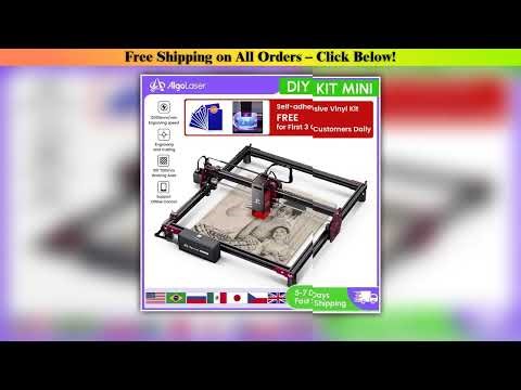 Algolaser DIY KIT Mini 10W/5W Laser Master Engraver Cutter Portable Logo Printer Woodworking Tool