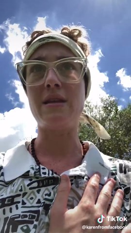 Karen visits her neighbor’s farm