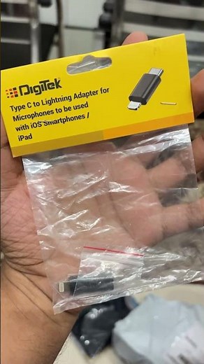 Digitek Type-C to Lightning Connector – Use Any Mic with Your iPhone 📱🎤