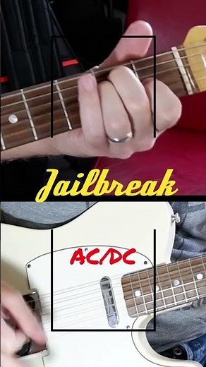 Jailbreak by ACDC | One Minute Wednesday | Guitar Lesson
