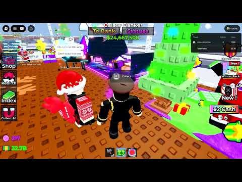 Just Grinding Cash in Your Bank! 💰 | Roblox Your Bank Tycoon Gameplay (Winter Update)