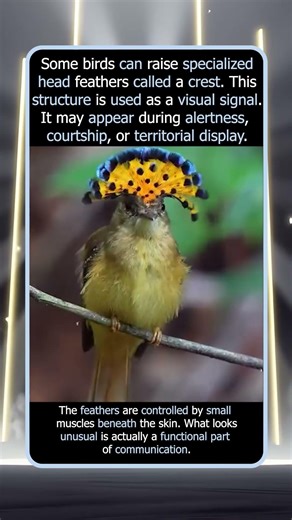 Why Some Birds Raise Feather Crests