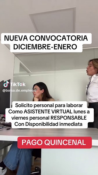 Convocatoria para asistente virtual #buscoempleo #callcenter #ofertasimperdibles #asistentevirtual #atencionalcliente