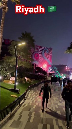 This Night View is Insane! 🇸🇦 Boulevard City Walk #riyadh