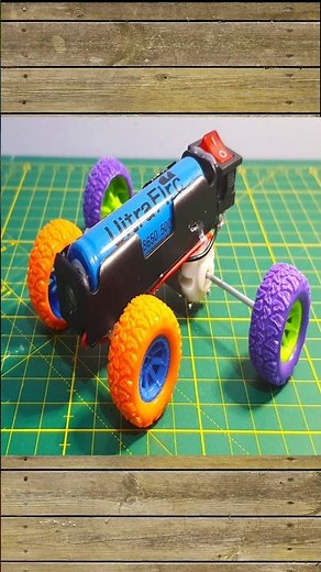 This Toy Car Runs with a Double Shaft Motor! 😲