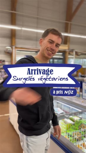 NOZ on Instagram: "❄️ ARRIVAGE ❄️ Surgelés végétariens dans votre magasin NOZ ! *Pour respecter la confidentialité de nos fournisseurs, nous ne citons jamais leurs marques. #noz #arrivage #surgele #vegetarien"