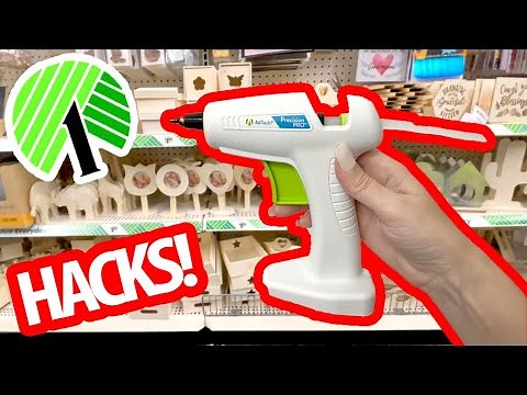 *25* Hot Glue HACKS! (you NEVER thought of!) Dollar Tree