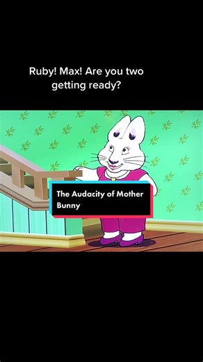 The absolute audacity. 🐰 #maxandruby #maxandrubyvoiceover #voiceover #ruby