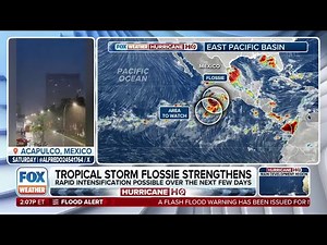 Tropical Storm Flossie Continues To Strengthen In Eastern Pacific