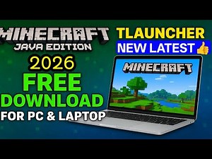 How to Download Minecraft Java Edition for FREE on PC & Laptop | TLauncher Latest Version 2026