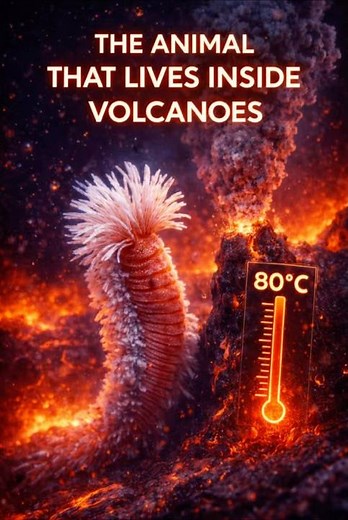 The Animal That Lives Inside Volcanoes#Nature #Ocean #Science
