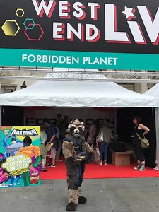 We had a fantastic time at WEST END LIVE at the weekend! With huge thanks to the stars of our show, Rocket Racoon and the Trash Panda Handler, who brought their very own form of mayhem... | Forbidden Planet