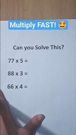 Multiplication Tricks To Make Mathematics Fun and Easy! 😉 #maths #multiplication #mathtricks