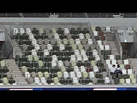 新国立競技場 メインスタンド3層2層1層の順番で座席を撮影 快適な座席選びの参考に