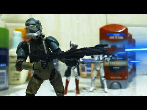 CLONES: Bathroom Battle Episode 2 Star Wars Action Figure Stopmotion