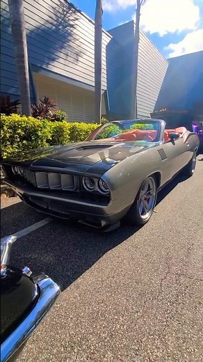 1971 Cuda Restomod On 2023 Dodge Challenger Hellcat Redeye Convertible Carbon Fiber Body Walkaround