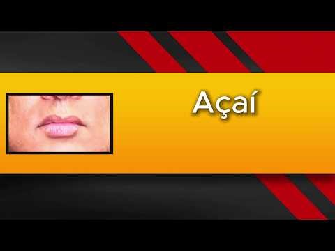 Pronunciation of the word "Açaí". (in Hindi and English)