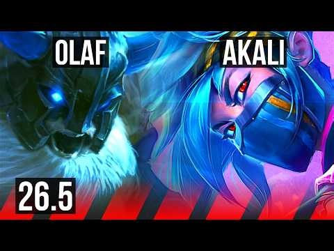 OLAF vs AKALI (TOP) | KR Diamond | 26.5