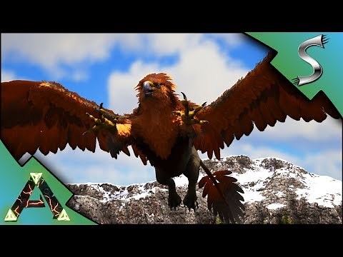 GRIFFIN TAMING! GRIFFIN TAMING TRAP + BEAVER ARMY! - Ark: RAGNAROK [DLC Gameplay E7]