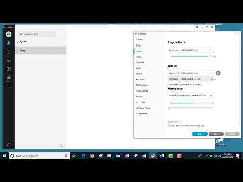 Cisco Jabber Headset Settings