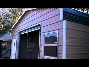Scotts carports Walk in doors and windows by Carolina Carports metal garages