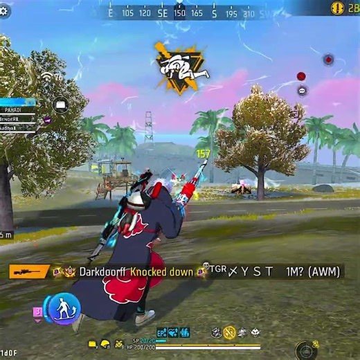 DARKDOOR FF WITH 2x AWM ☠️🗿