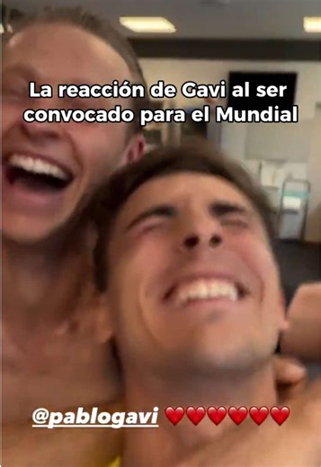 🥹 La reacción de Gavi al ser convocado para el Mundial #españa #seleccionespañola #gavi